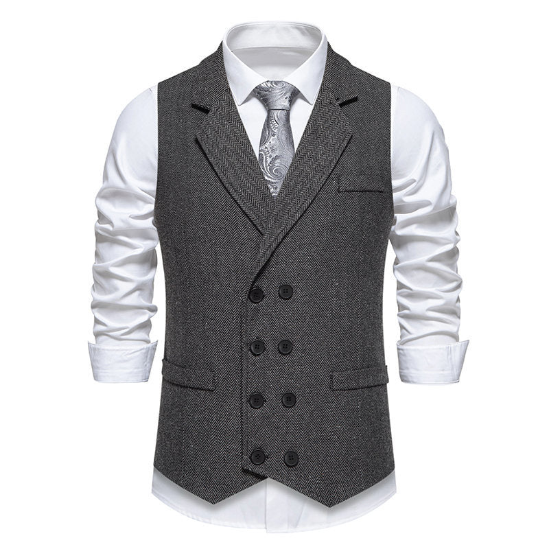 Gilet en tweed pour homme Design élégant