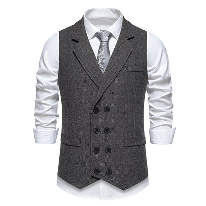 Gilet en tweed pour homme Design élégant