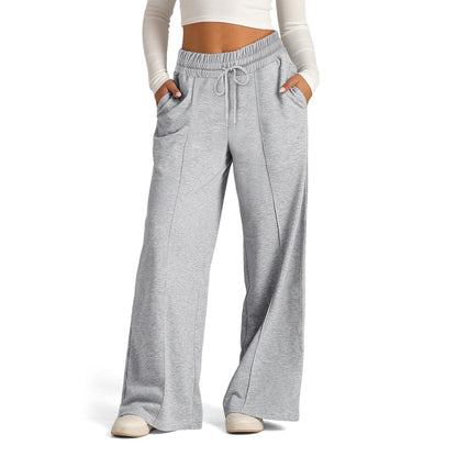 Jogging-pantalon femme Confortable Élastique Avec Poches
