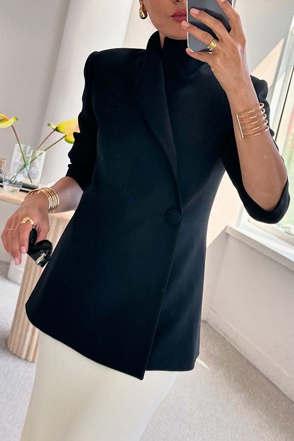 Veste femme élégante Manches longues Chic Coupe oversize