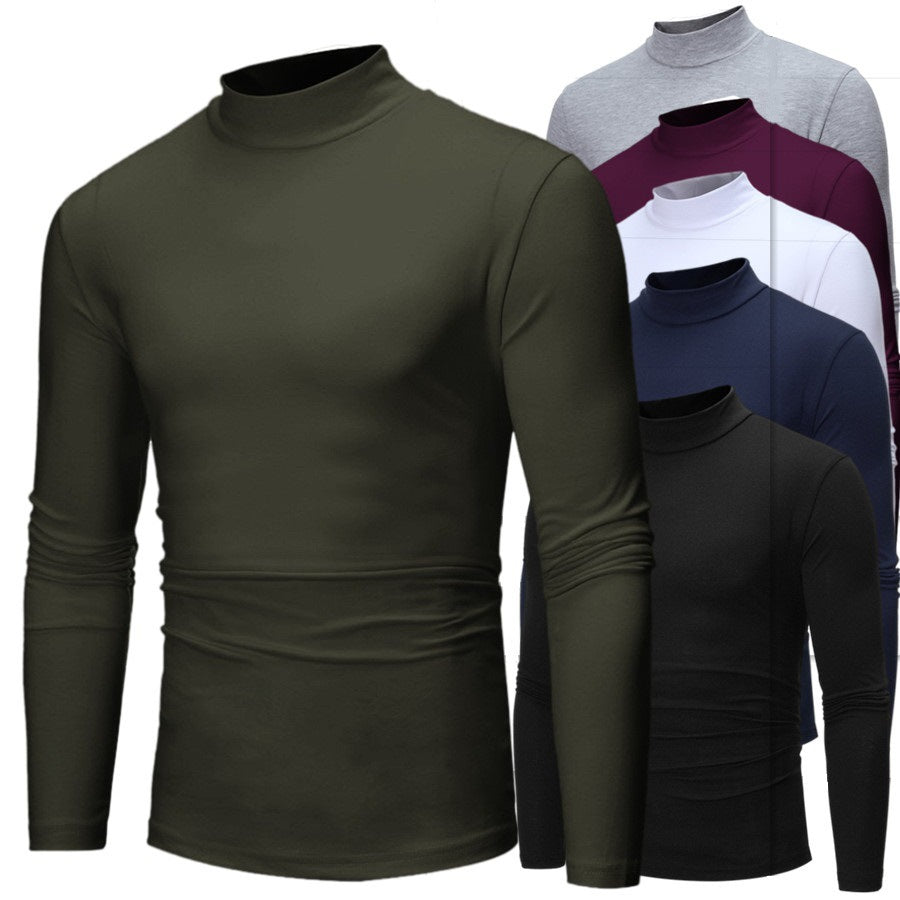 Herren Pullover Rollkragen Slim Fit Elegant - IdealeKleiden