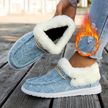 Pantoufles Confortables Femme Chaudes Peluche