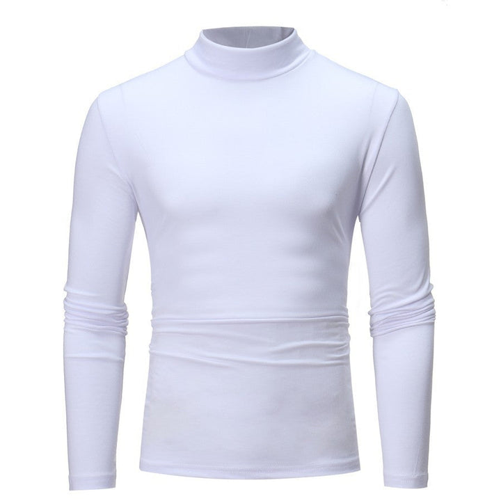 Pull col roulé homme coupe ajustée élégant
