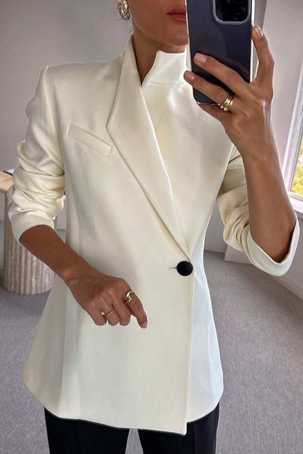 Veste femme élégante Manches longues Chic Coupe oversize