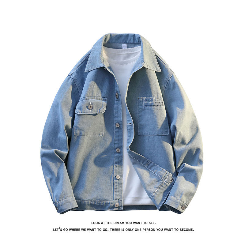 Herren Lederjacke Lässig mit Brusttaschen Soft Touch - IdealeKleiden