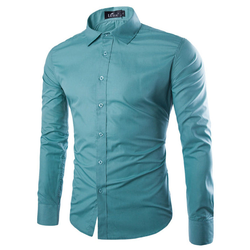 Chemise homme élégante manches longues moderne