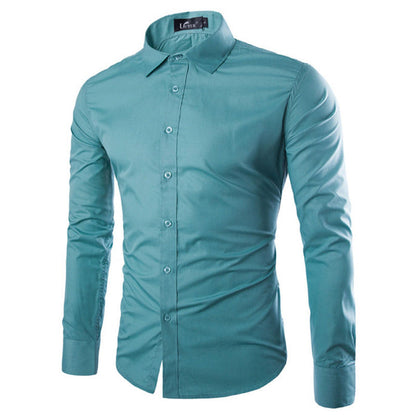 Chemise homme élégante manches longues moderne