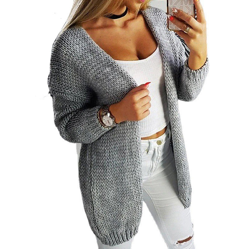 Gilet Femme Décontracté Ouvert Col V