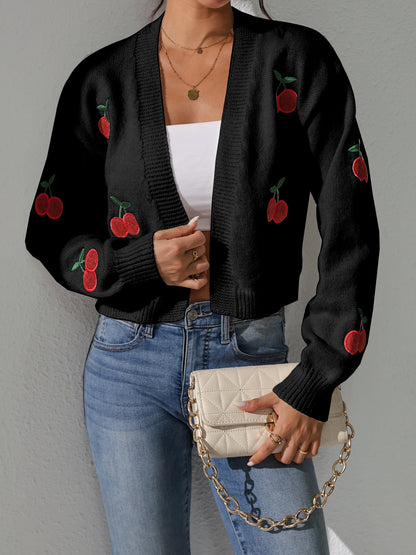 Gilet Tricoté Femme Été Fruité Tendance