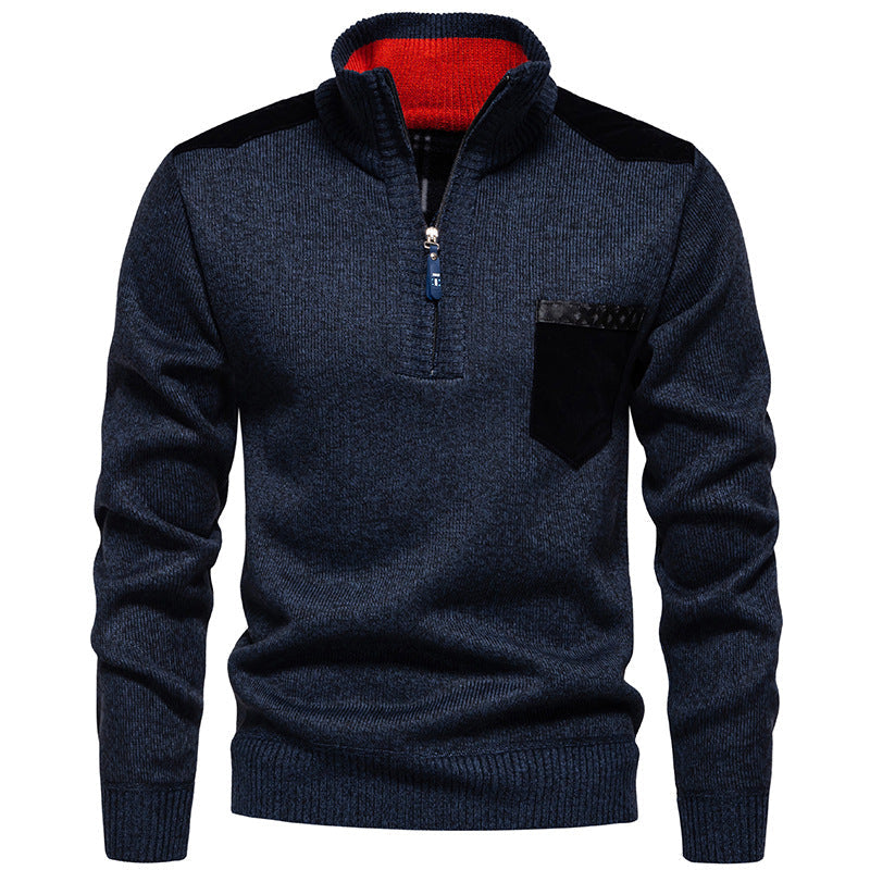 Pull pour homme col montant moderne pratique
