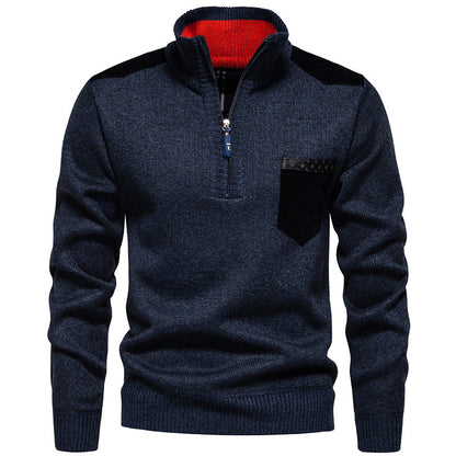 Pull pour homme col montant moderne pratique