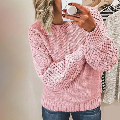 Pull en tricot chaud pour femme