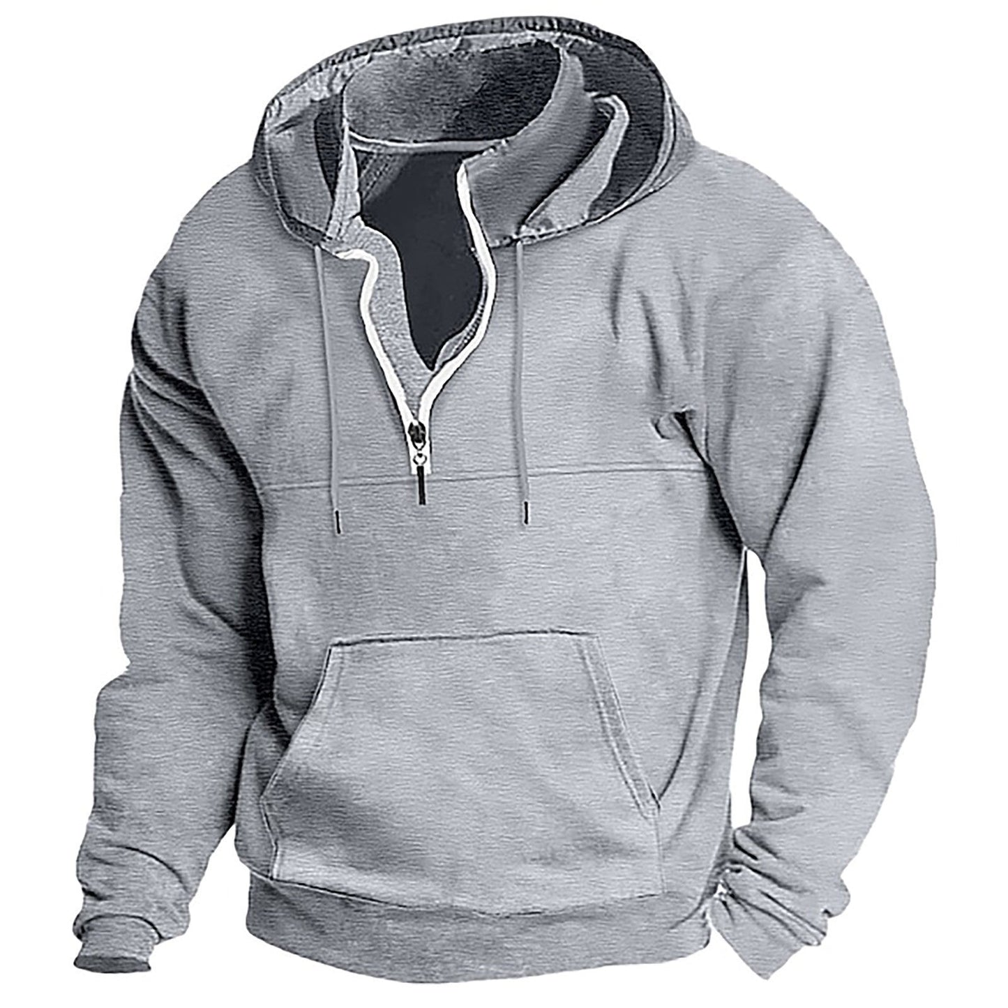Sweat-shirt à capuche homme Confortable Fermeture éclair
