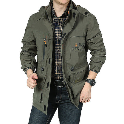 Veste d'extérieur pour homme Fonctionnelle Polyvalente