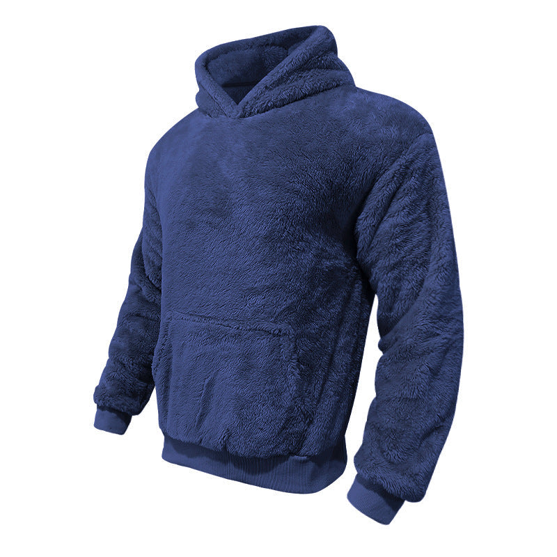 Sweat à capuche polaire doux et confortable pour hommes