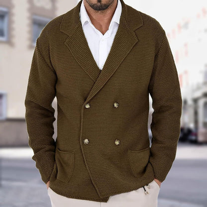 Cardigan Homme Moderne Tendance Avec Poches