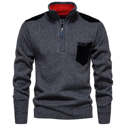 Pull pour homme col montant moderne pratique