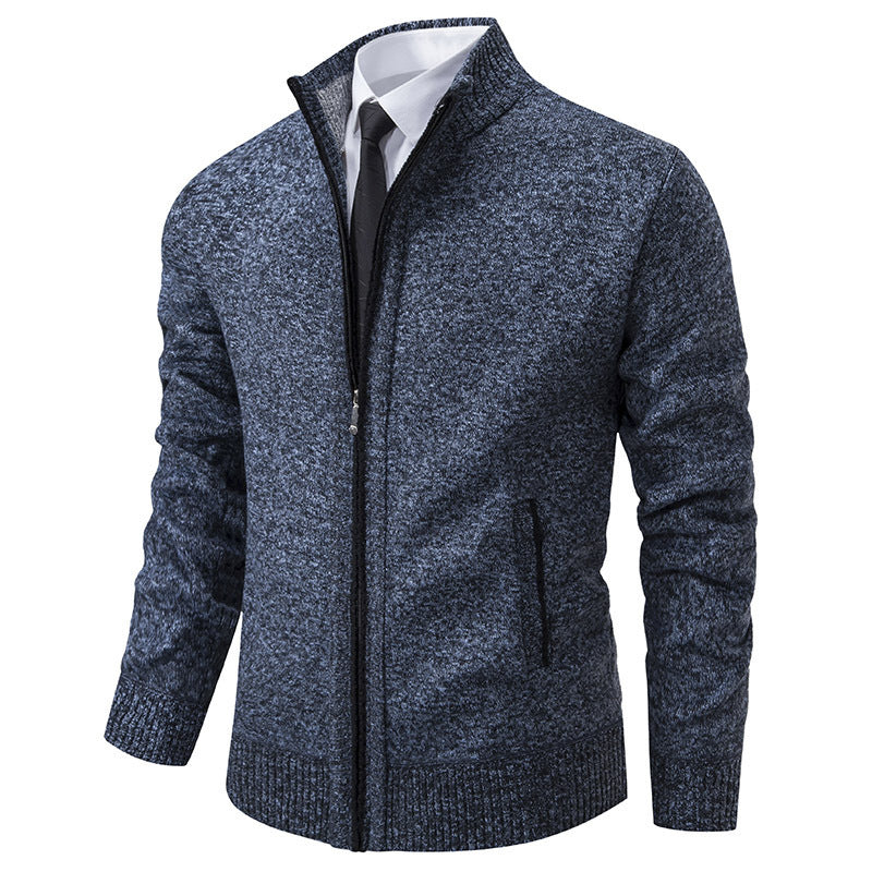 Veste de sport homme Col montant Fermeture éclair Moderne