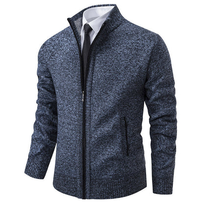 Veste de sport homme Col montant Fermeture éclair Moderne