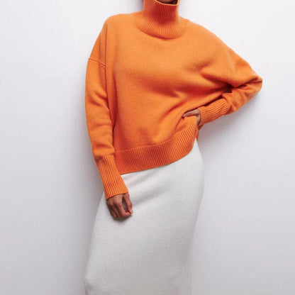 Pull surdimensionné doux et texturé pour femme