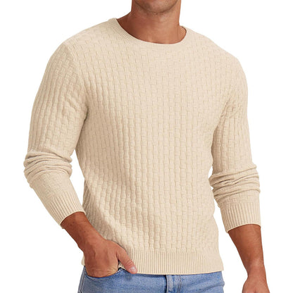 Sweatshirt homme manches longues col rond design moderne