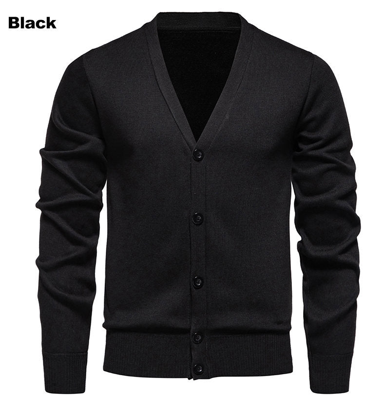 Gilet homme col V confortable boutons