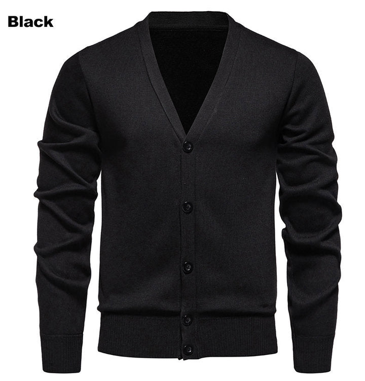 Gilet homme col V confortable boutons