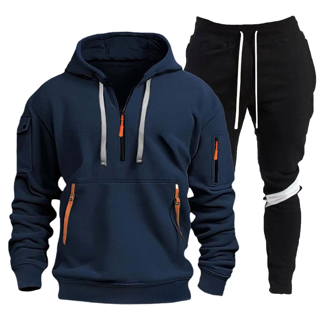 Ensemble de survêtement homme sweat à capuche et pantalon de jogging