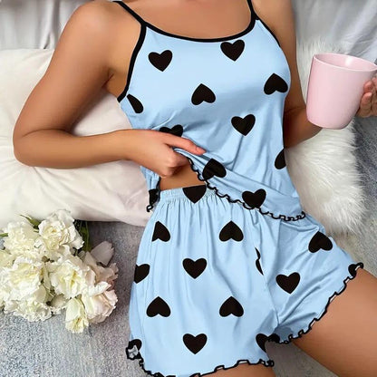 Ensemble de salon short confortable pour femme