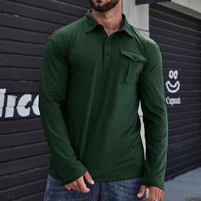 Chemise homme manches longues style moderne