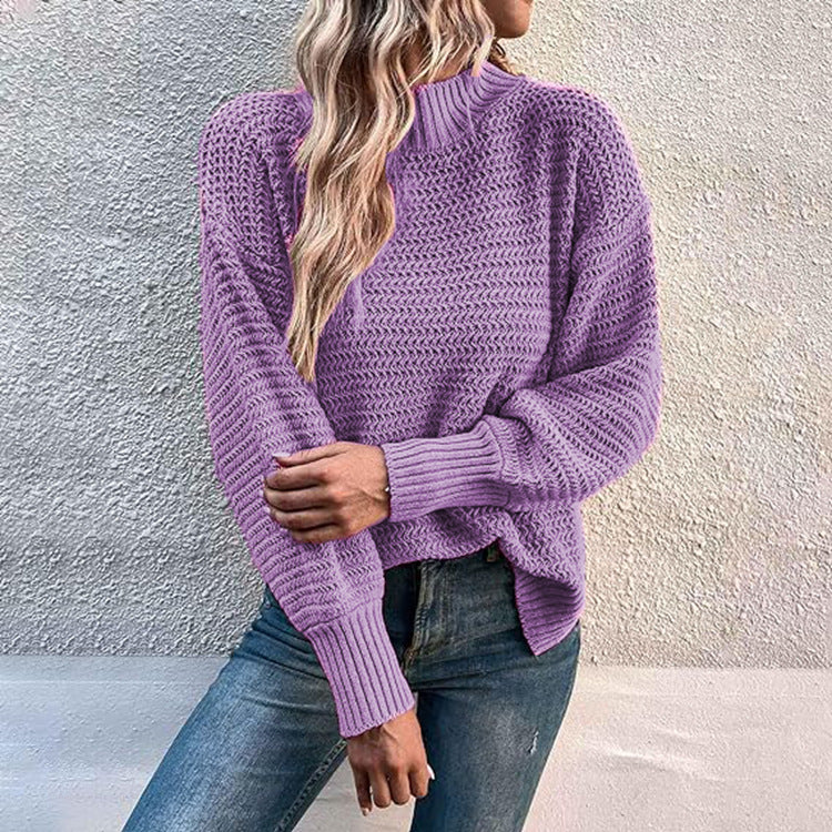 Pull tricoté pour femme Vêtement d'extérieur élégant