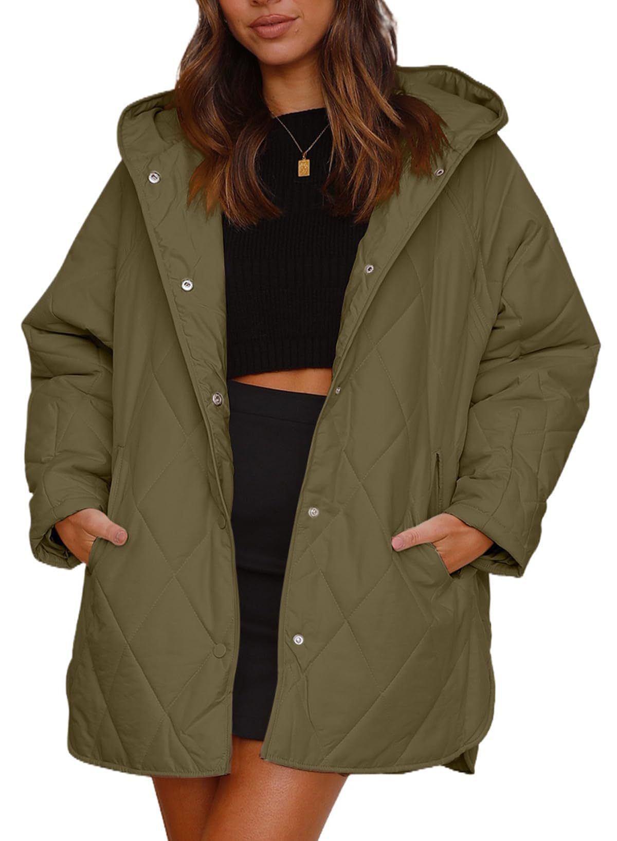 Veste d'hiver stylée au design classique