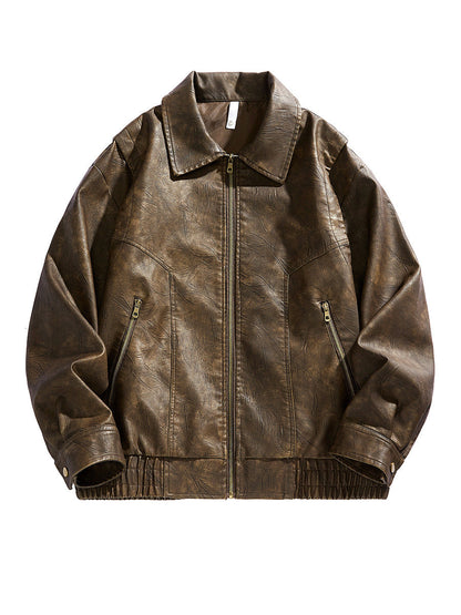Veste courte élastique pour hommes avec poches