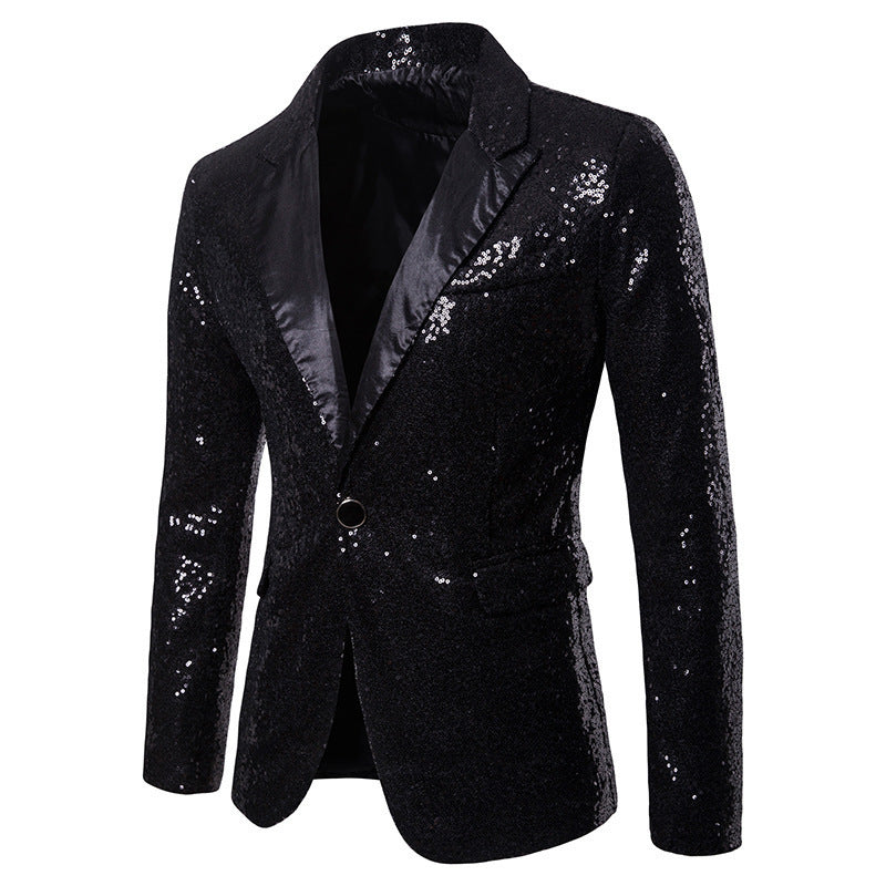 Blazer homme à paillettes design de luxe élégant