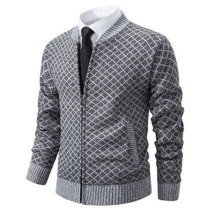 Gilet Homme Moderne Fermeture Éclair Structuré Élégant