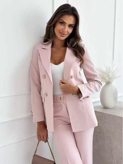 Vêtements pour femmes élégants Coupe cintrée Double boutonnage