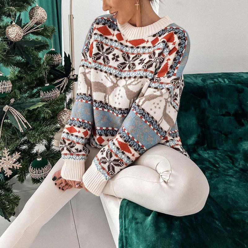 Pull de Noël Festif Idée cadeau