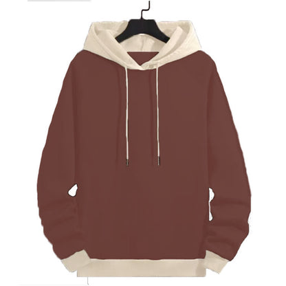 Sweat à capuche pour homme, sportif, manches contrastées