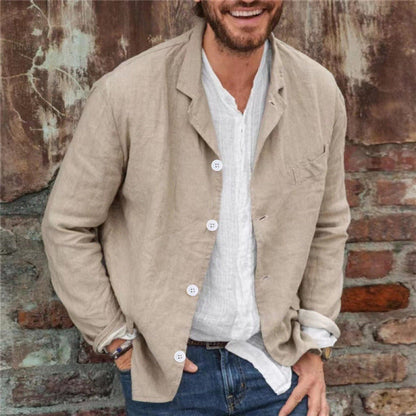 Veste en lin homme Chic décontracté