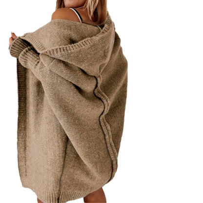 Cardigan douillet à capuche