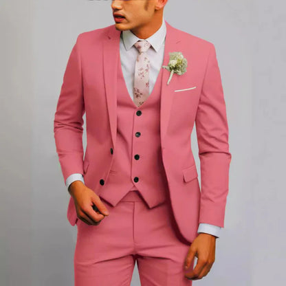 Costume 3 pièces slim fit pour homme