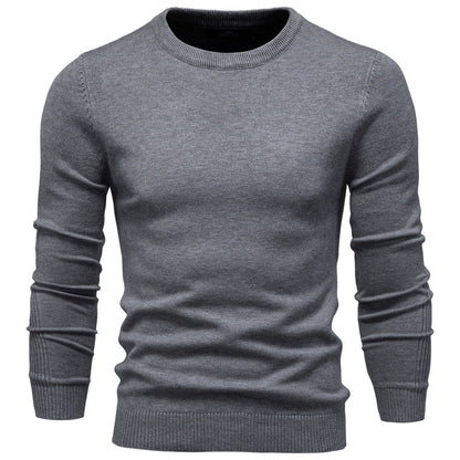 Pull homme col rond coton design élégant