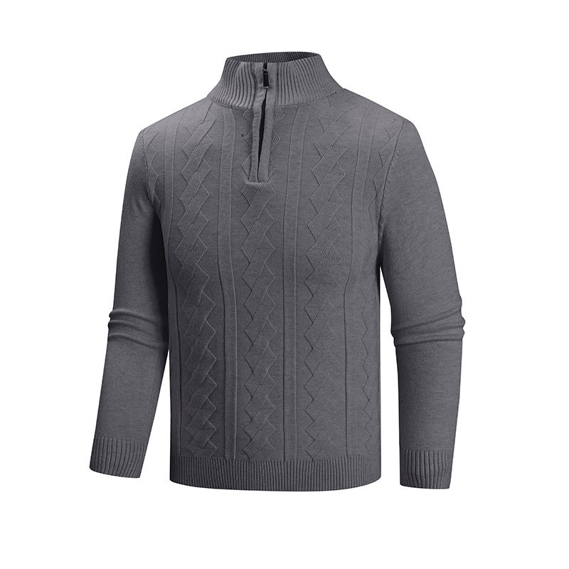 Pull Homme Col Montant Design Élégant