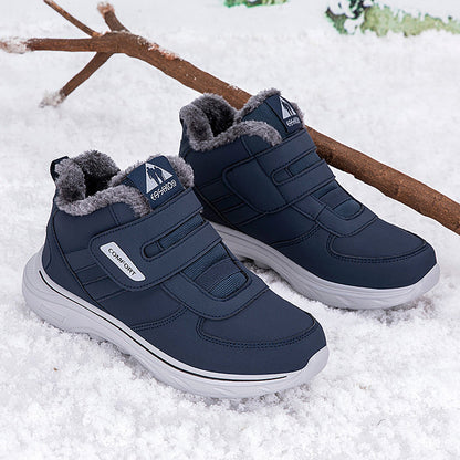 Bottes d'hiver pour femme isolées chaudes à scratch