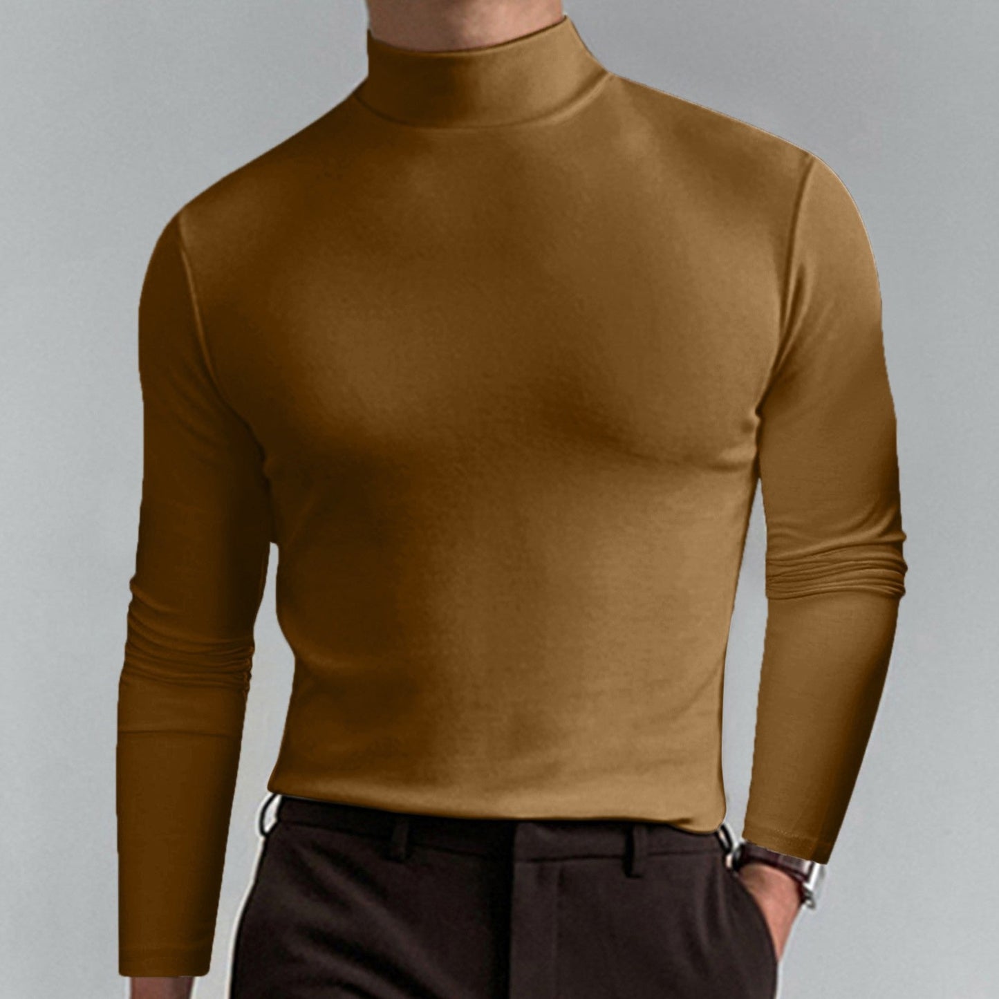 Pull col roulé homme chic et moderne