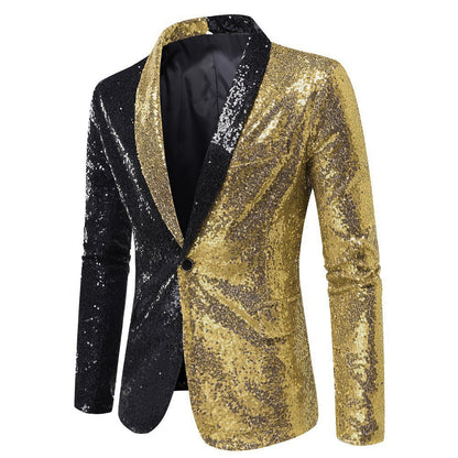 Veste scintillante homme Coupe moderne Étincelante