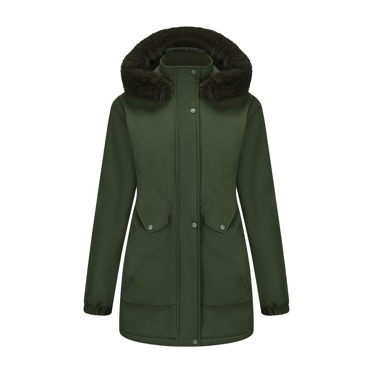 Parka femme imperméable col douillet