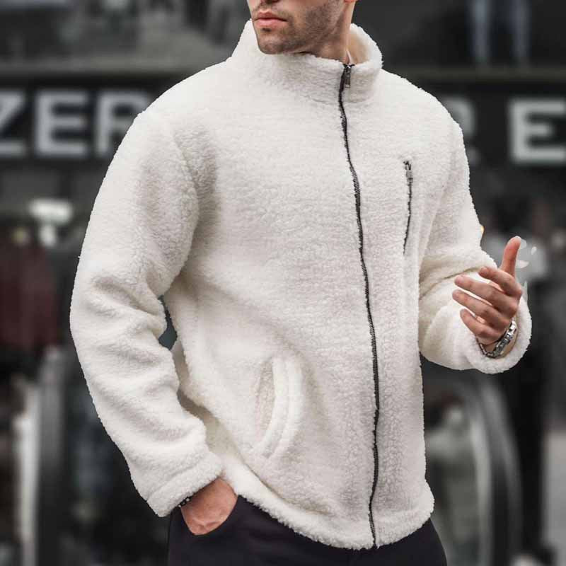 Veste polaire homme Chaude Pratique Fermeture éclair