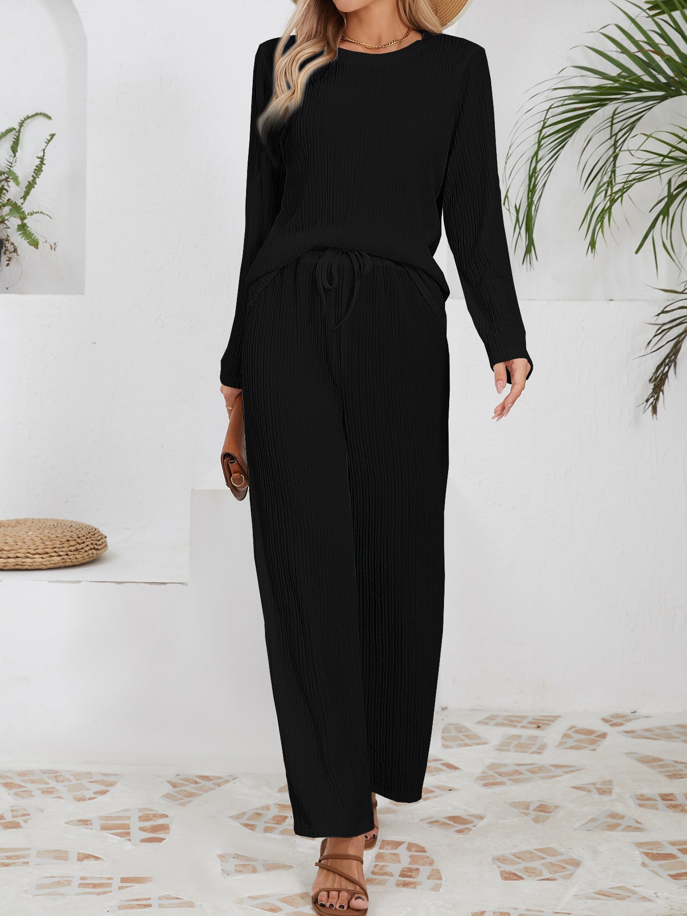Ensemble de salon pour femmes Léger Extensible Confortable