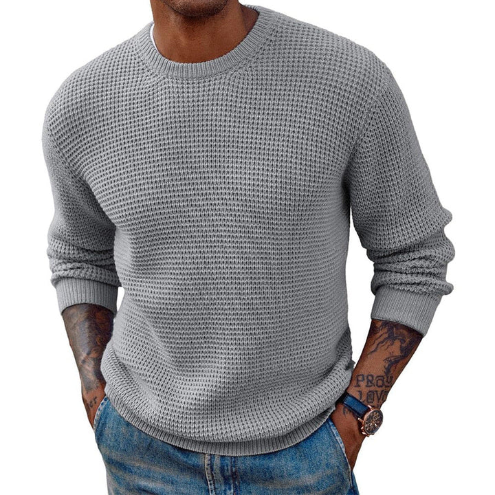Pull-over homme texturé au design élégant